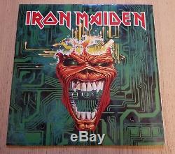 IRON MAIDEN VIRUS 12 Single Poster Sleeve 1996, EMP 443, As New, Near Mint