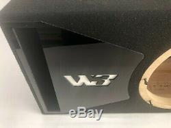 JL Audio 10W3v3-2 ported sub box, SPECIAL EDITION with black plexi port trim