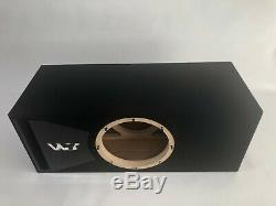 JL Audio 10W3v3-2 ported sub box, SPECIAL EDITION with black plexi port trim