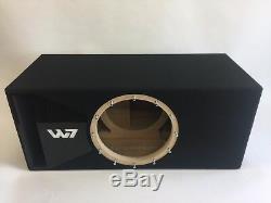JL Audio 12W7 AE ported sub box SPECIAL EDITION with black plexi port trim