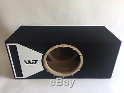 JL Audio 12W7 AE ported subwoofer box SPECIAL EDITION with white plexi port trim