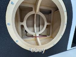 JL Audio 13W7 AE dual ported sub box SPECIAL EDITION with white plexi port trim