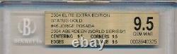 JORGE POSADA 2004 Donruss ELITE Extra Edition STATUS GOLD 1/1 BGS 9.5 GEM MINT
