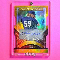 JOSH HADER 2015 Elite Extra GOLD STATUS DIE CUT REFRACTOR RC AUTO #d/5 SSP