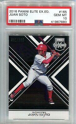 JUAN SOTO 2016 Panini Extra /999 RC pre rookie PSA 10 GEM MINT pop 14