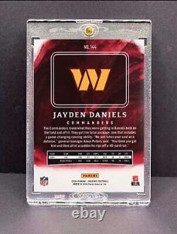 Jayden Daniels RARE ROOKIE RED COLOR BLAST INVESTMENT CARD SSP PANINI ROY MINT