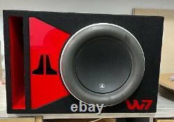 Jl audio subwoofers 12w7 with st2 special edition sonix encloure