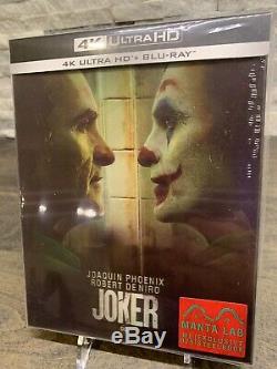 Joker Steelbook Manta Lab Single Lenticular 4k And Blu-ray #965/1000 Sold Out