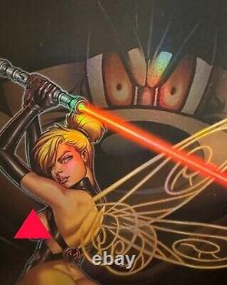 Jose Varese Tighter Lines DARTH TINK VIRGIN FOIL VARIANT Ltd 15 Kickstarter NM