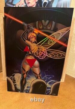 Jose Varese Tighter Lines DARTH TINK VIRGIN FOIL VARIANT Ltd 15 Kickstarter NM