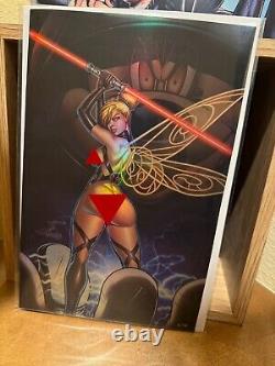 Jose Varese Tighter Lines DARTH TINK VIRGIN FOIL VARIANT Ltd 15 Kickstarter NM