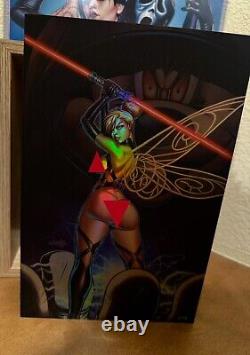 Jose Varese Tighter Lines DARTH TINK VIRGIN FOIL VARIANT Ltd 15 Kickstarter NM