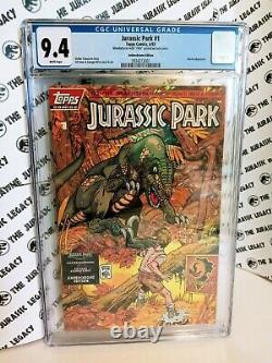 Jurassic Park #1 Cgc 9.4 Amberchrome Edition! Add To Your Collection Key Issue