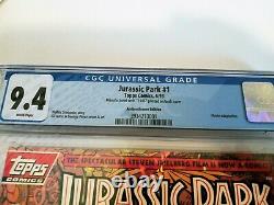 Jurassic Park #1 Cgc 9.4 Amberchrome Edition! Add To Your Collection Key Issue