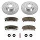 K1714-26 Powerstop Brake Disc And Pad Kits 2-wheel Set Front New For 300 Charger