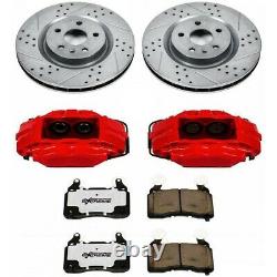 KC1719-26 Powerstop Brake Disc and Caliper Kits 2-Wheel Set Rear for 300 Charger
