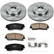 Koe1714 Powerstop 2-wheel Set Brake Disc And Pad Kits Front New For Chrysler 300