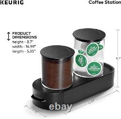 K-Duo Coffee Maker, Single Serve K-Cup Pod and 12 Cup Carafe Brewer, with Stati