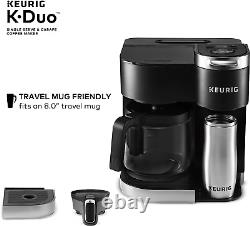 K-Duo Coffee Maker, Single Serve and 12-Cup Carafe Drip Coffee Brewer, Compatibl