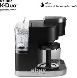 K-Duo Coffee Maker, Single Serve and 12-Cup Carafe Drip Coffee Brewer, Compatibl