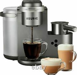 Keurig K Cafe Special Edition Coffee Maker Latte Single Serve Cup Pod Nickel 12A