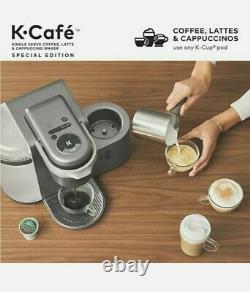 Keurig K-Cafe Special Edition Single Serve K-Cup Pod Coffee Maker Nickel