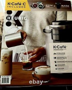 Keurig K-Cafe Special Editn Coffee Maker with Milk Frother Single Serve +36 K-Cup