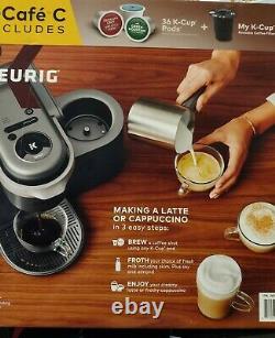 Keurig K-Cafe Special Editn Coffee Maker with Milk Frother Single Serve +36 K-Cup