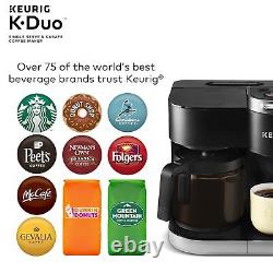 Keurig K-Duo Single Serve K-Cup Pod & Carafe Coffee Maker, Black