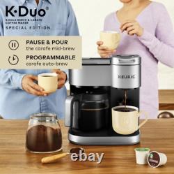 Keurig K-Duo Special Edition Single Serve K-Cup Pod & Carafe Coffee Maker Silver