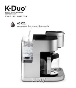 Keurig K-Duo Special Edition Single Serve K-Cup Pod & Carafe Coffee Maker Silver