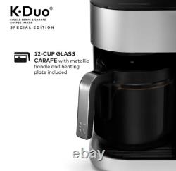 Keurig K-Duo Special Edition Single Serve K-Cup Pod & Carafe Coffee Maker Silver