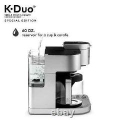 Keurig K-Duo Special Edition Single Serve K-Cup Pod Carafe Coffee Maker Silver