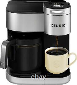 Keurig K Duo Special Edition Single Serve K-Cup Pod Coffee Maker Silver