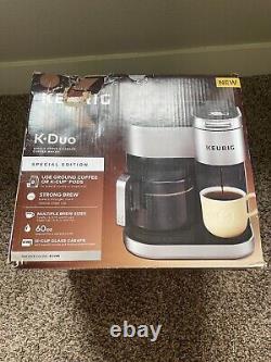 Keurig K Duo Special Edition Single Serve K-Cup Pod Coffee Maker Silver