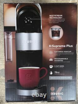 Keurig K-Supreme Plus Special Edition Single Serve Coffee Maker Silver! New