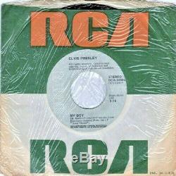 King ELVIS Presley'74 MY BOY / Lovin Arms 45 US/UK Mega Rare SLICKVINYLSLEEVE