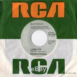 King ELVIS Presley'74 MY BOY / Lovin Arms 45 US/UK Mega Rare SLICK VINYL SLEEVE