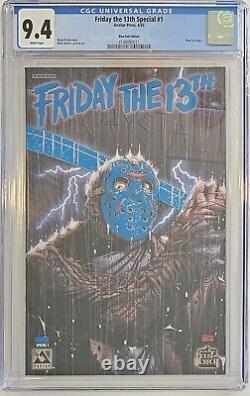 LIMITED TO 100 CGC 9.4 FRIDAY THE 13TH SPECIAL #1 BLUE FOIL EDITION With COA
