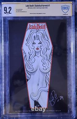 Lady Death #1 Diabolical Harvest David Harrigan Casket II Edition Ltd 25 Signed