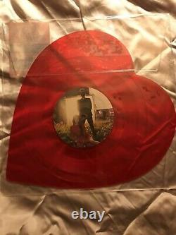 Lana Del Rey Red Heart Vinyl Lust for Life Love Urban Outfitters Weeknd New
