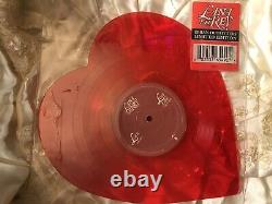 Lana Del Rey Red Heart Vinyl Lust for Life Love Urban Outfitters Weeknd New