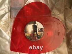 Lana Del Rey Red Heart Vinyl Lust for Life Love Urban Outfitters Weeknd New