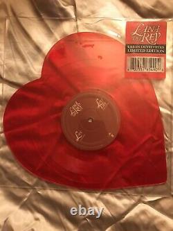 Lana Del Rey Red Heart Vinyl Lust for Life Love Urban Outfitters Weeknd New