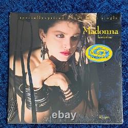 MADONNA SEALED BORDERLINE 12'' VINYL LP US 1984 MAXI LP RECORD Promo Hype