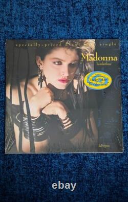 MADONNA SEALED BORDERLINE 12'' VINYL LP US 1984 MAXI LP RECORD Promo Hype