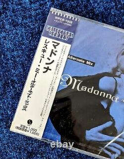 MADONNA SEALED RESCUE ME JAPAN CD w PROMO OBI 1997 REISSUE Justify My Love