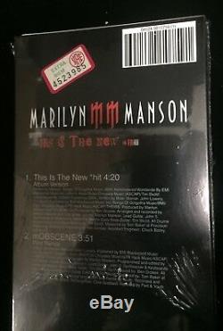MARILYN MANSON-This is the new hiT-CD MINI LONGBOX 3Inch 8cm 21x9,5-SEALED MINT