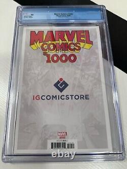 MARVEL COMICS #1000 CGC 9.8 White Pages Scott Williams Variant 2019