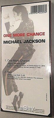 MICHAEL JACKSON ONE MORE CHANGE CD MINI LONGBOX 3 Inch 21x9,5 -SEALED MINT